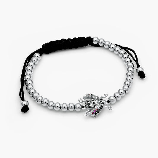 Pulsera Ajustable Chapa de Oro Escarabajo Mod.291